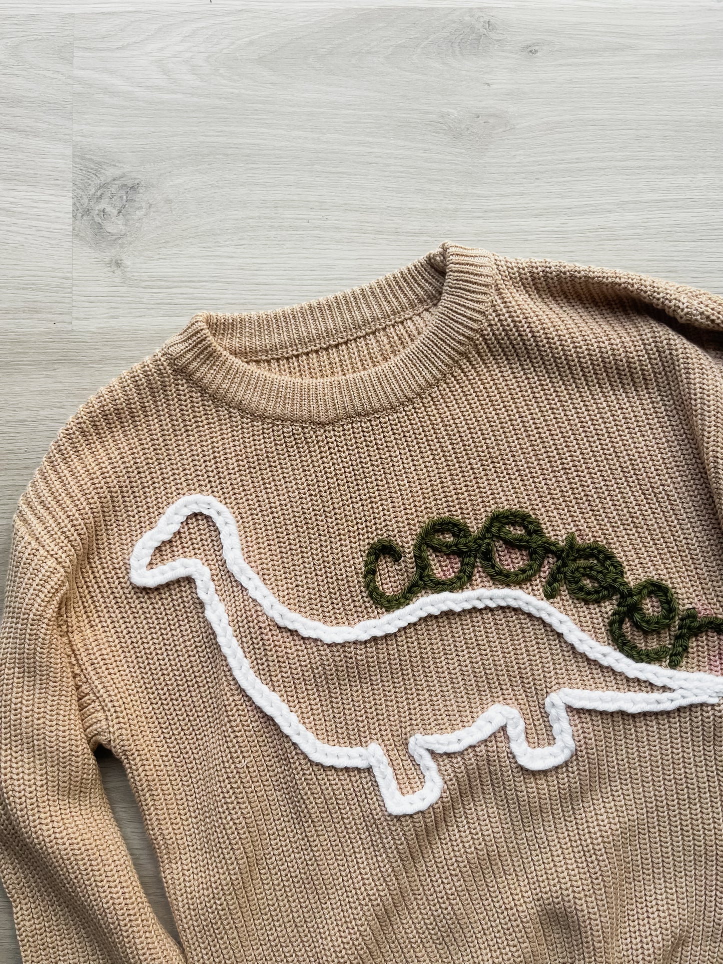 Personalised Dino Knit Jumper